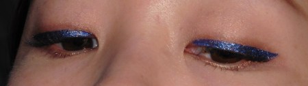08 Stila Sparkle Waterproof Liquid Eye Liner Curacao Review