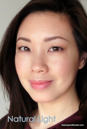 Topping with powder tones down the dewiness