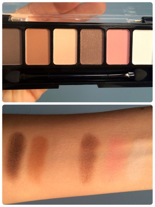 02 NYX Adorable Shadow Palette Swatches