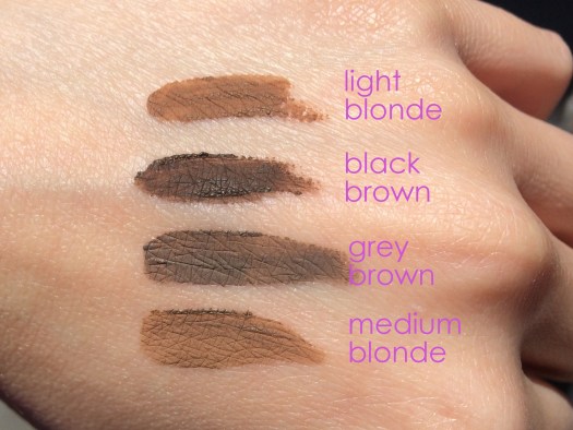 06 Chosungah 22 Dong Gong Minn Brow Maker Swatches-Dry