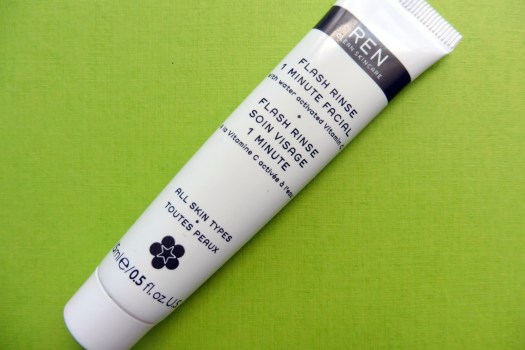 01 REN Flash Rinse 1 Minute Facial Review