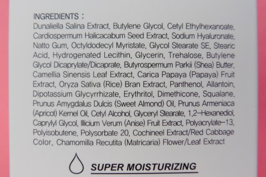 06 Hidemond Pinkblast Super Moisturizing Cream Ingredients