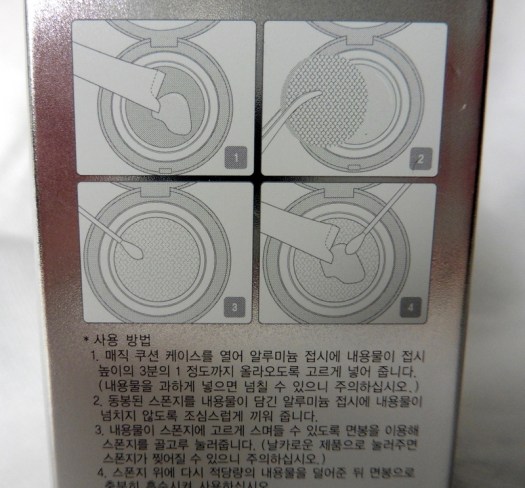 02 Missha Magic Cushion Directions