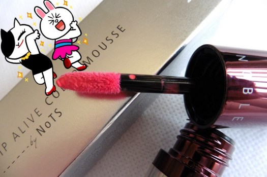 02 NoTS Lip Alive Color Mousse 03 Sweet Raspberry Review