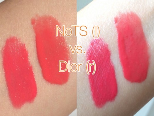 09 NoTS Lip Alive Color Mousse 03 Sweet Raspberry Dupe Dior Fluid Stick Rieuse