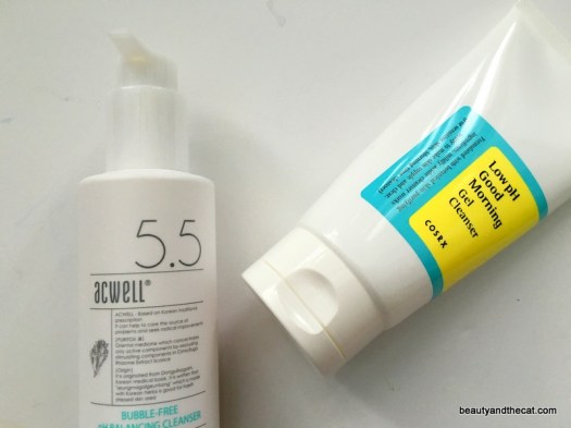 02 Acwell COSRX Low pH Cleanser Review