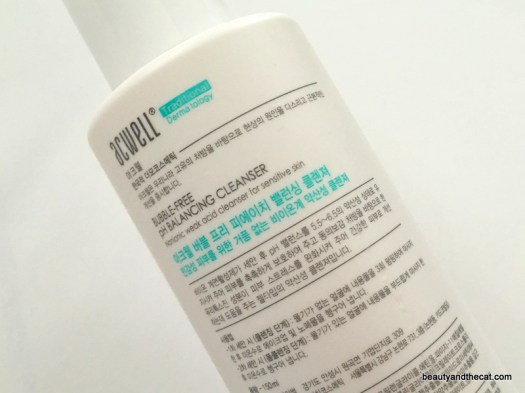04 Acwell Low pH Cleanser Review