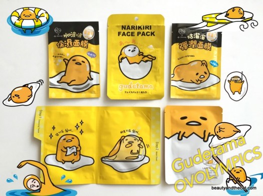 01 Gudetama Sheet Mask Review Comparison
