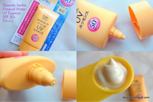 06 Shiseido Senka Mineral Water UV Essence Review
